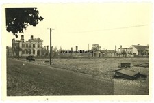 Oryg. Foto Rynek w zniszczonym PIATEK b. Łódź Kutno Polska 1939, używany na sprzedaż  Wysyłka do Poland