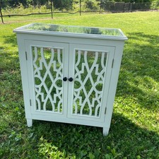 White mirrored cabinet for sale  Kingston