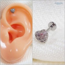 Orecchino piercing cuore usato  Napoli