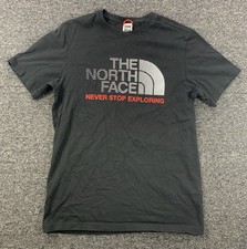 Camiseta THE NORTH FACE SLIM FIT Masculina Pequena Preta Manga Curta TEE Algodão comprar usado  Enviando para Brazil