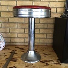 1940/1950’s SHORT 19" Banqueta de Bar Jantar Cromada Sorveteria Man Cave comprar usado  Enviando para Brazil