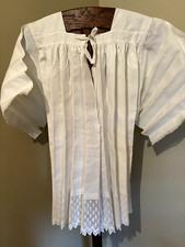 Surplis whit lace d'occasion  Montesquieu-Volvestre