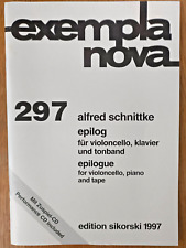Alfred schnittke epilog d'occasion  Sauzet