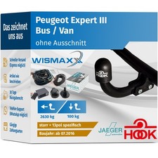 Anhängerkupplung peugeot expe gebraucht kaufen  Rheda-Wiedenbrück