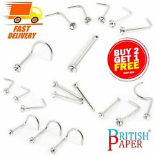 Silver nose stud for sale  BOSTON