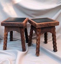 Tabourets rustiques anciens d'occasion  Carbon-Blanc