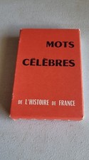 Cartes mots célèbres d'occasion  Gex