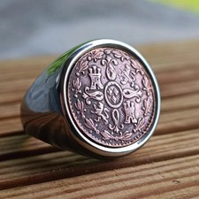 Bague chevalière monnaie d'occasion  Beaucourt