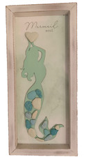 Wooden mermaid wall for sale  Brentwood