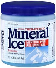 Gel terapêutico original para alívio da dor Mineral Ice sem gordura com frio profundo 8 oz comprar usado  Enviando para Brazil