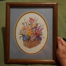 Vintage flowers basket for sale  Stockbridge