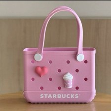 Bolsa de mão Starbucks 2025 China verão festa Frappuccino rosa comprar usado  Enviando para Brazil
