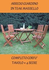 Set giardino legno usato  Caraglio