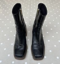 Asos black leather for sale  LONDON