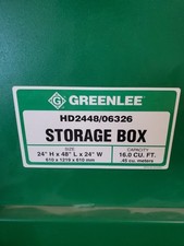 Greenlee storage box for sale  Seattle