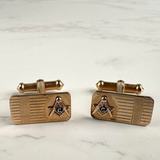 Vintage masonic cufflinks for sale  Port Saint Lucie