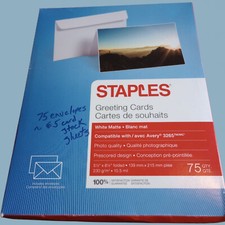 Tarjetas de felicitación grapas con sobres para imprimir segunda mano  Embacar hacia Mexico