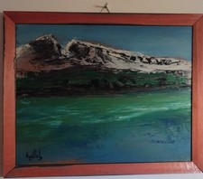 Trittico paesaggi moderni usato  Montesano sulla Marcellana