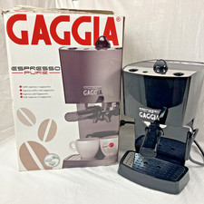 Máquina de café expresso Gaggia pura semi-automática preta feita na Itália EXCELENTE ESTADO., usado comprar usado  Enviando para Brazil