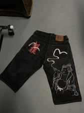 Shorts jeans Evisu vintage japonês usado masculino tamanho 28 comprar usado  Enviando para Brazil