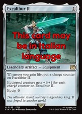 Mtg excalibur exc usato  Italia