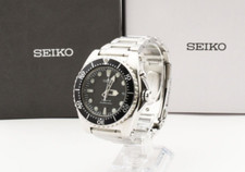 Nova bateria [QUASE EM PERFEITO ESTADO com caixa] SEIKO Kinetic 5M62-0BL0 relógio masculino mergulhador preto JP comprar usado  Enviando para Brazil