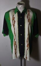 Usado, Blusa Vintage SANDRA Verde Azul Manga Curta Tamanho 16 comprar usado Usado, Blusa Vintage SANDRA Verde Azul Manga Curta Tamanho 16 comprar usado  Enviando para Brazil