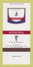 Matchbook cover sonoma for sale  USA