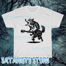 Nova camiseta masculina logotipo guitarra Jerry Garcia Wolf engraçada tamanho P a 5XL comprar usado  Enviando para Brazil