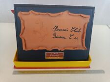 Targa commemorativa laterizio usato  Santena