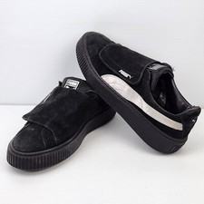 Usado, Tênis PUMA Feminino Plataforma Tira Preto Camurça EUA 10.5 Reino Unido 8 | 366009-02 comprar usado  Enviando para Brazil