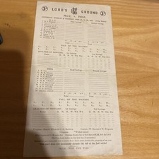 Mcc india lords for sale  STOCKPORT