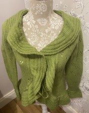 Camaieu green ruffle for sale  LONDONDERRY