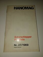 Hanomag preisliste perfekt gebraucht kaufen  Otter