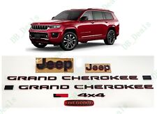 Usado, Emblema preto vermelho porta traseira dianteira traseira Overland L 4x4 2021+ Jeep Grand Cherokee L comprar usado  Enviando para Brazil
