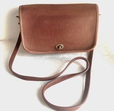 brown vintage coach crossbody bag for sale  Brooklyn