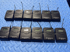 Lote de 6 pares SENNHEISER EW 100 G3, RECEPTOR DE DIVERSIDADE EK100 E TRANSMISSOR SK100 comprar usado  Enviando para Brazil
