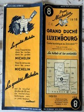 Carte michelin luxembourg d'occasion  Segré