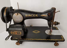 Máquina de Coser Singer Modelo 15 Vintage Para Reparación o Repuestos (Leer) Motor Funciona segunda mano  Embacar hacia Argentina