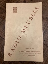 Old catalog radio d'occasion  Expédié en Belgium