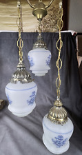 vintage blue swag lamp for sale vintage blue swag lamp for sale Hayward