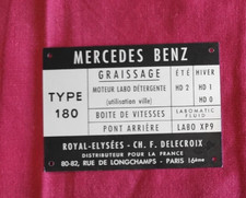 Plaque graissage neuve d'occasion  Caderousse