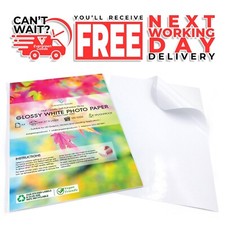 Etiqueta adesiva adesiva folha de papel A4 branca MATT/GLOSS etiqueta de endereço adesiva comprar usado  Enviando para Brazil