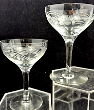 Etched crystal cordial for sale  Savannah