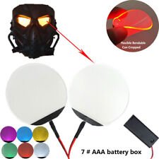 Máscara capacete cosplay olhos luz LED redonda interruptor de toque luzes oculares acessórios faça você mesmo comprar usado  Enviando para Brazil