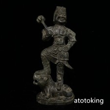 Usado, Estatuetas de guerreiro de cobre puro antigas de 14,8 pol. porcelana puramente feitas à mão estátua de besta comprar usado  Enviando para Brazil