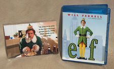 Elf Blu-Ray w POSTCARD Will Ferrell James Caan Zooey Deschanel Christmas Holiday comprar usado  Enviando para Brazil