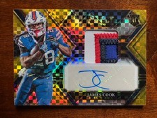 JAMES COOK 2022 SELECT RPA REMENDO DE NOVATO NOTAS QUADRICULADAS DOURADAS RC AUTOMÁTICO /10 comprar usado  Enviando para Brazil