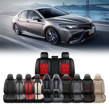 Juego completo de fundas de asiento PU para coche para accesorios interiores de coche Toyota (2/5 asientos) segunda mano  Embacar hacia Mexico