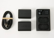 Usado, Pacote com 2 baterias K&F Concept NP-FZ100 2280mAh + carregador de bateria duplo para Sony comprar usado  Enviando para Brazil